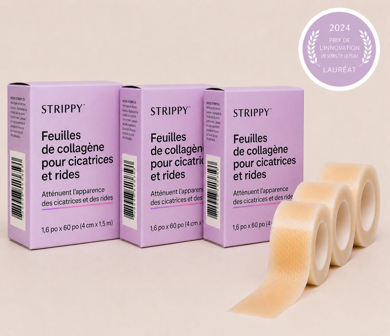 Strippy™ 3 PACK de Patchs Beauté en Silicone